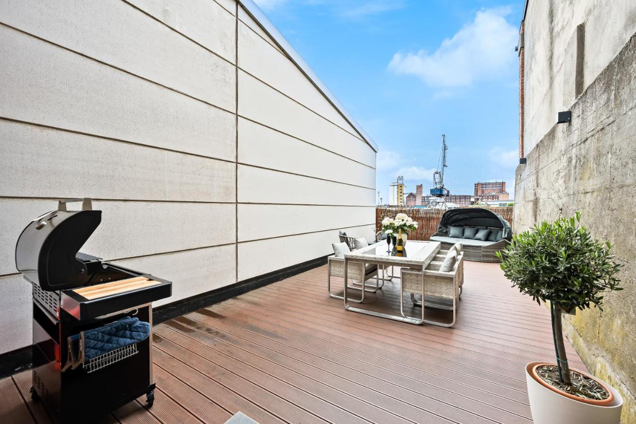 Апартаменты Lit Living - Luxus Loft - Box Spring - Air Con - Bbq - Panorama Мангейм Экстерьер фото