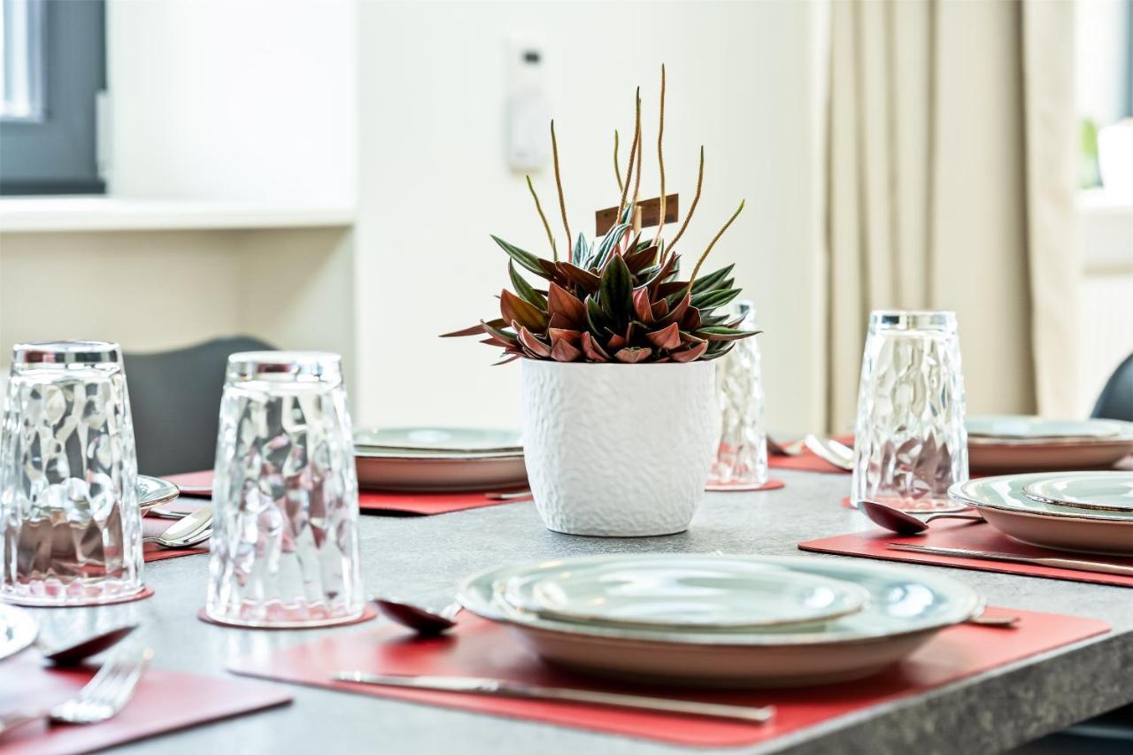 Апартаменты Lit Living - Luxus Loft - Box Spring - Air Con - Bbq - Panorama Мангейм Экстерьер фото