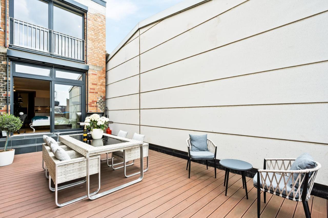 Апартаменты Lit Living - Luxus Loft - Box Spring - Air Con - Bbq - Panorama Мангейм Экстерьер фото